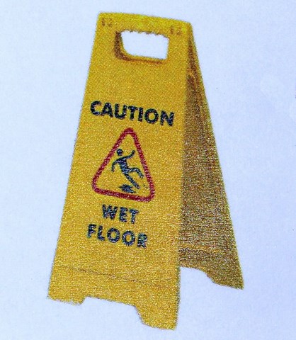 CAUTION WET FLOOR